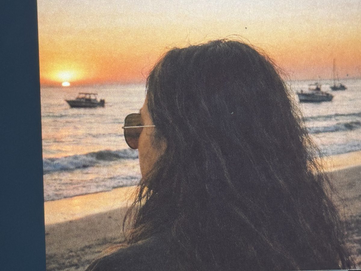 Amber Palmer at sunset